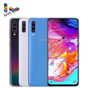 samsung galaxy a70 a7050 2sim unlocked mobile phone 6 7 68gb ram 128gb rom octa core nfc 3 rear camera 32mp android smartphone free global shipping