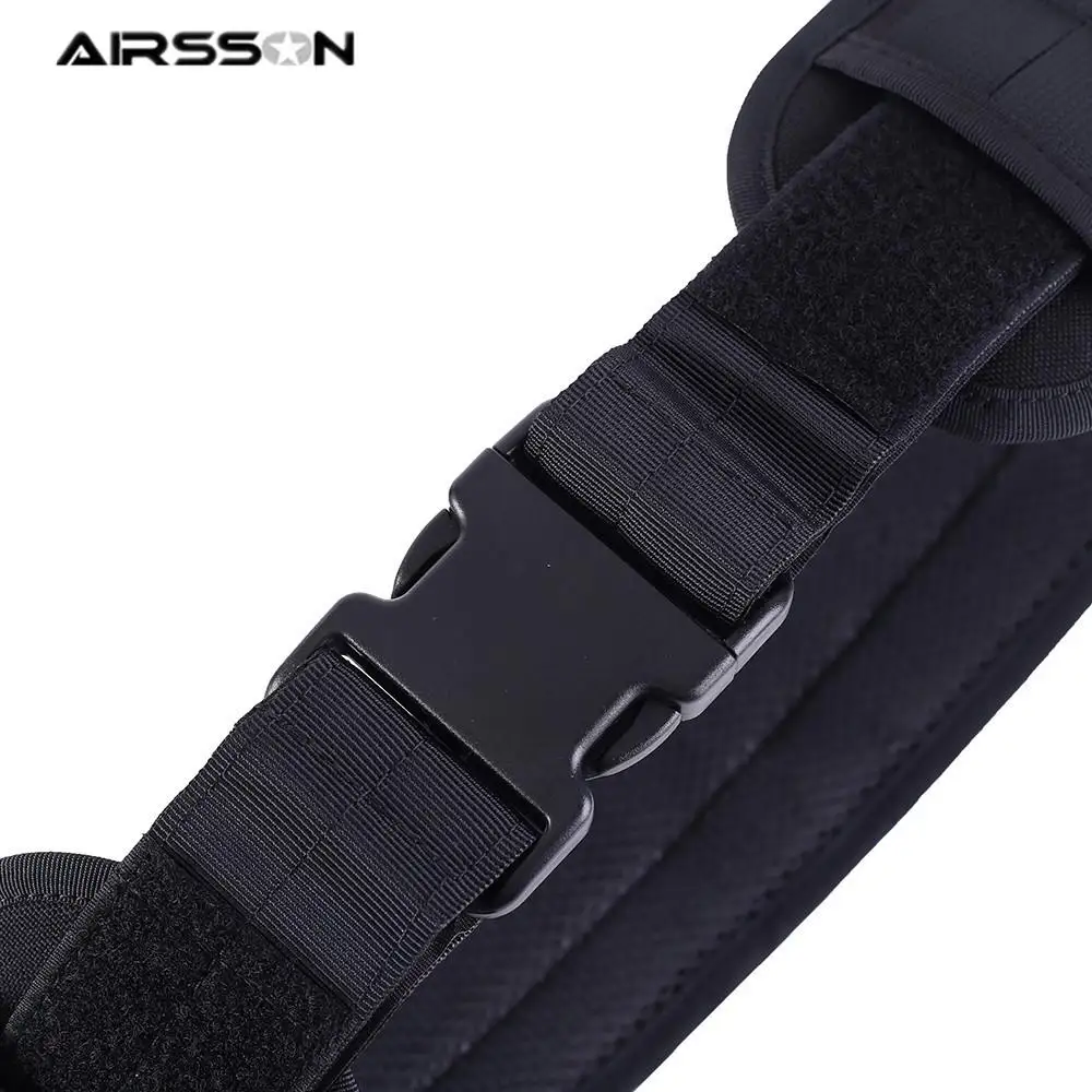 Мужской тактический мягкий пояс MOLLE 1000D Регулируемый армейский военный для