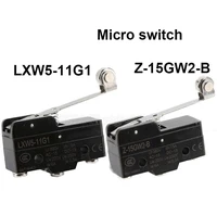 1pcs lxw5 11g1z 15gw2 b 15a 380v parallel roller hinge lever micro limit switch travel switch