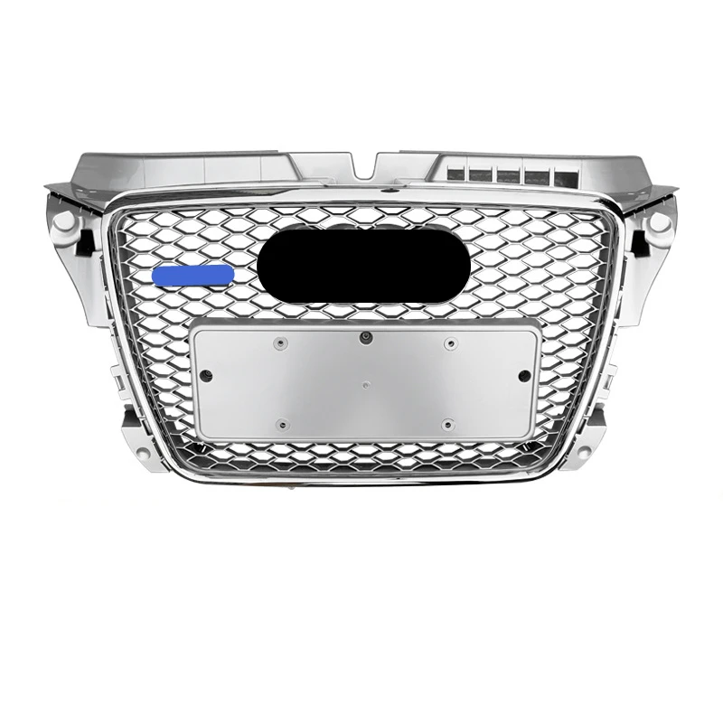 Для RS3 Style Front Sport Hex Mesh Honeycomb Hood решетка глянцевый черный для Audi A3/S3 8P 2009 2010 2011 2012