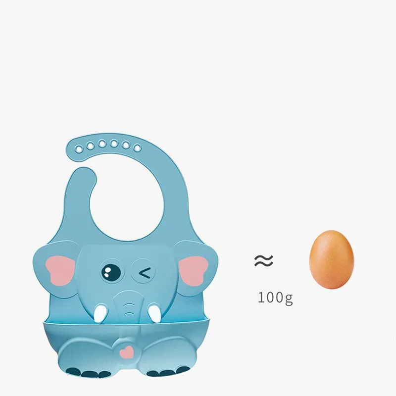 Baberos impermeables para beb&eacute;, alimentaci&oacute;n, silicona, toalla de saliva, reci&eacute;n nacido, delantales de dibujos animados, ajustable, distintos estilos-5
