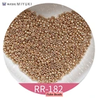 Бусины из стекла Миюки, 150 мм, золотистыеСеребристые бусины для изготовления ювелирных изделий, плетеные ожерелья, браслета, аксессуары для одежды, 1,5