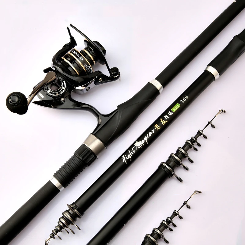 

Портативная телескопическая удочка 2021 м, 2,4 м, 3,6 м, 4,5 м, 5,4 м, 6,3 м для ловли карпа, сверхлегкая жесткая Удочка из углеродного волокна для морск...