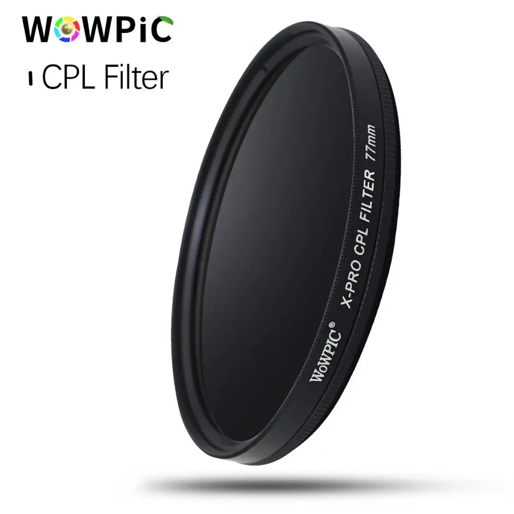 WOWPIC 82 мм фильтр CPL с поляризационным покрытием для DLSR объектив Nikon Canon Pentax Sony DSLR
