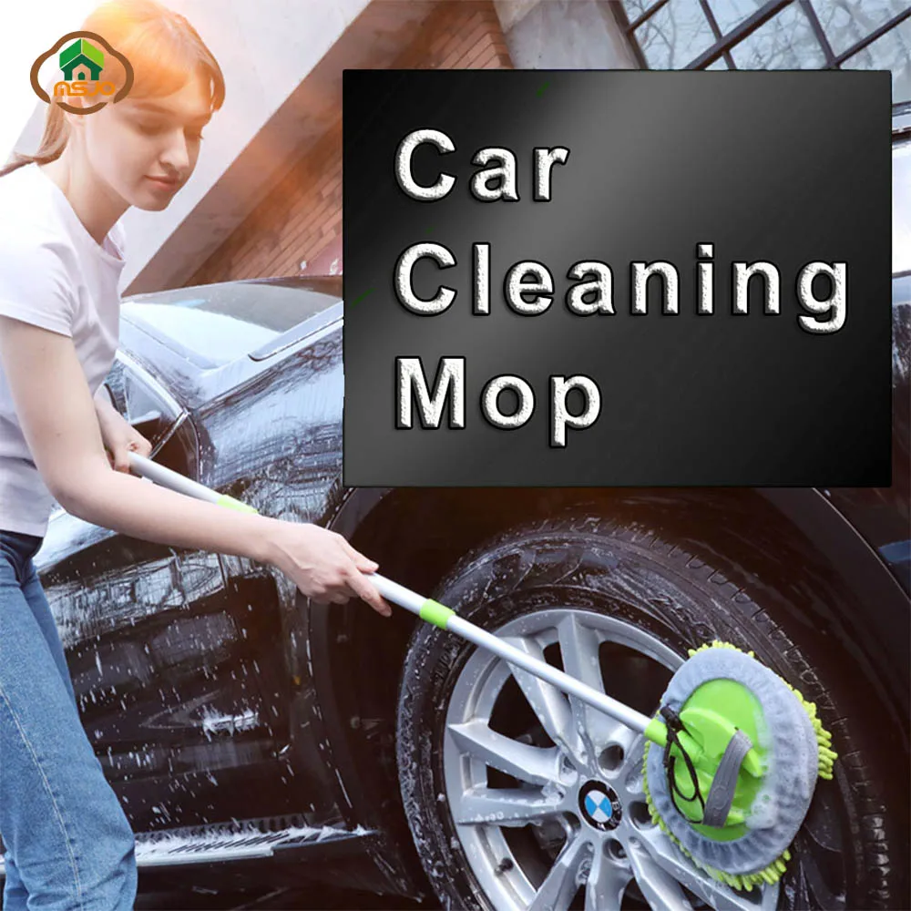 Швабра для мытья автомобиля MSJO инструменты щетка с регулируемой телескопической