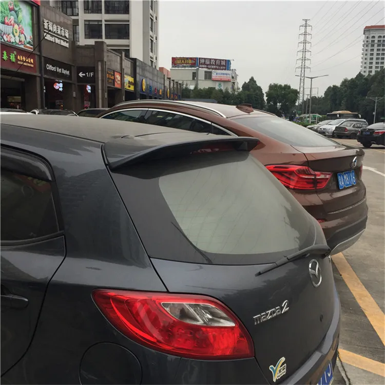Спойлер для Mazda 2 2006 2013 задний спойлер хэтчбека Mazda2 из АБС пластика LX цветной