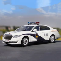118 alloy casting car model faw original factory hongqi h7 review car police car high end collection holiday gift