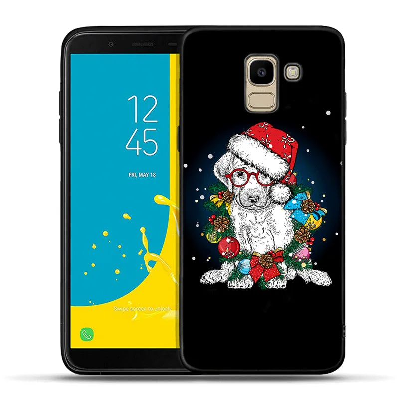 H1472 Санта Клаус силиконовый чехол для телефона для samsung Galaxy J3 J5 J7 J2 Pro J4 J6 плюс J8 Etui Рождественский подарок - Цвет: H1472