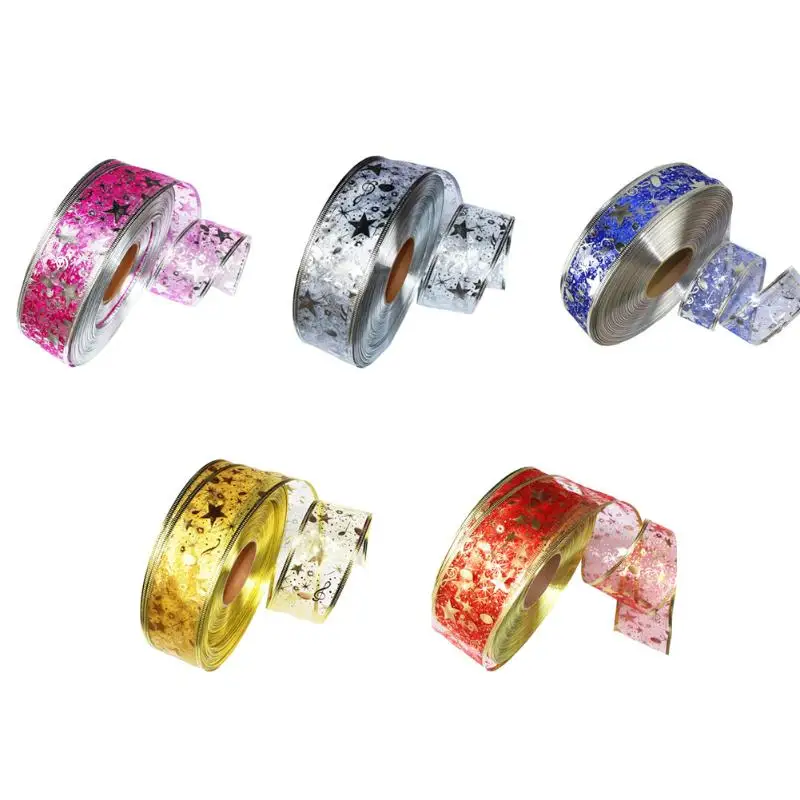 5 шт./компл. упаковочные материалы для подарков с украшениями Принт со звездой