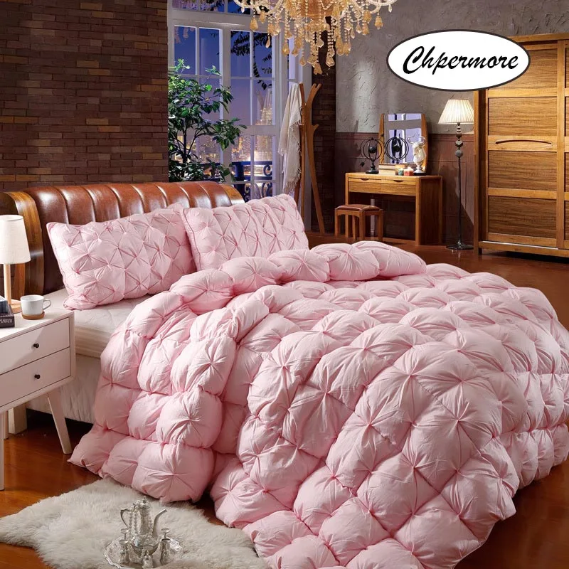 Стеганое одеяло Chpermore 100% хлопок с подкладкой цветочным принтом белый