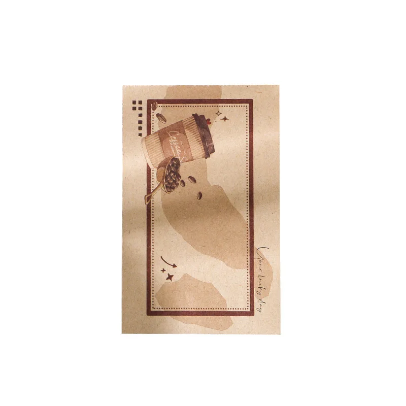 

20sets/lot Memo Pads Sticky Notes Vintage manuscript paper Junk Journal Scrapbooking Stickers Office School stationery