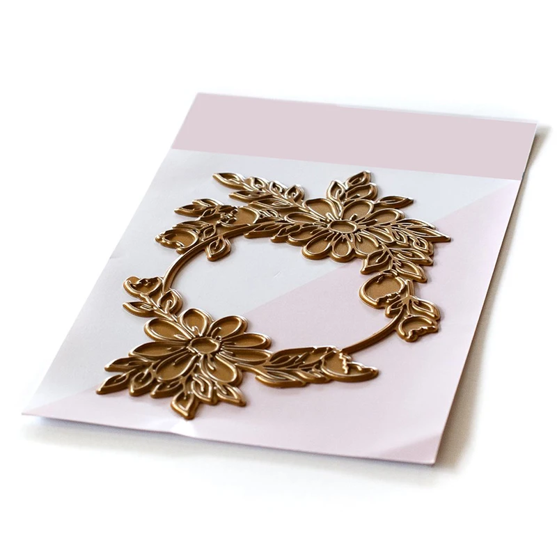 Пластиковый трафарет для изготовления гирлянд металлическая фольга без штампов