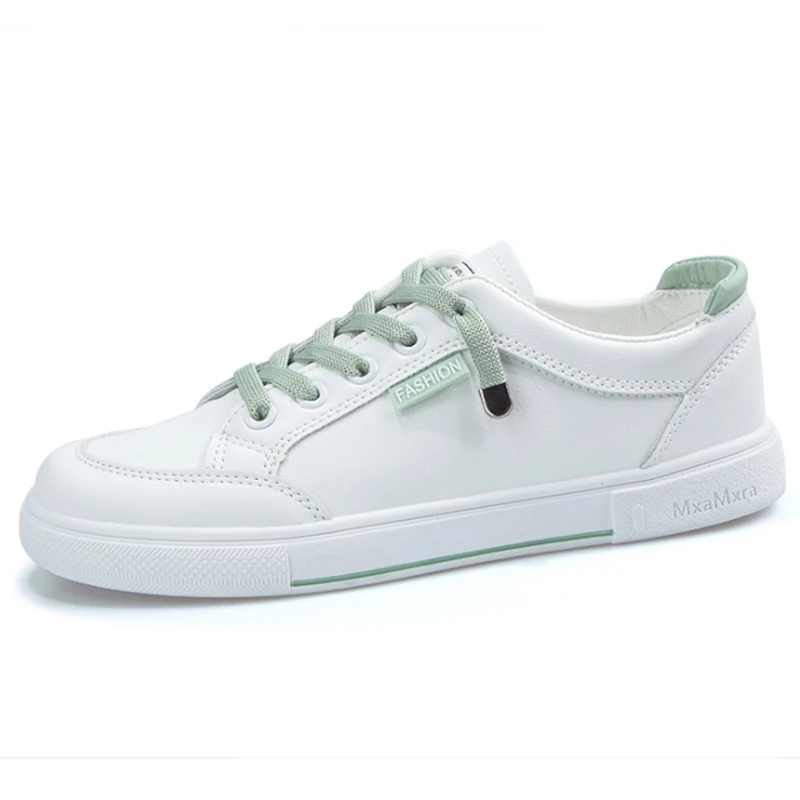 

Women Sneakers Fashion Spring 2021 Women Shoes Flats Platform Casual shoes For Women PU Leather Comfortable Off White Shoes