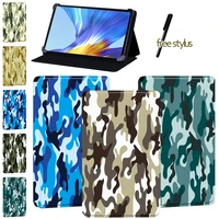 tablet case for huawei honor v6 matepad10 410 8pro 10 8matepad t8huawei enjoy tablet 2 10 1 camouflage flip cover case
