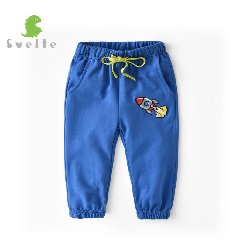 SVELTE/Детский Комплект для мальчика На каждый день Синего цвета из хлопка штаны