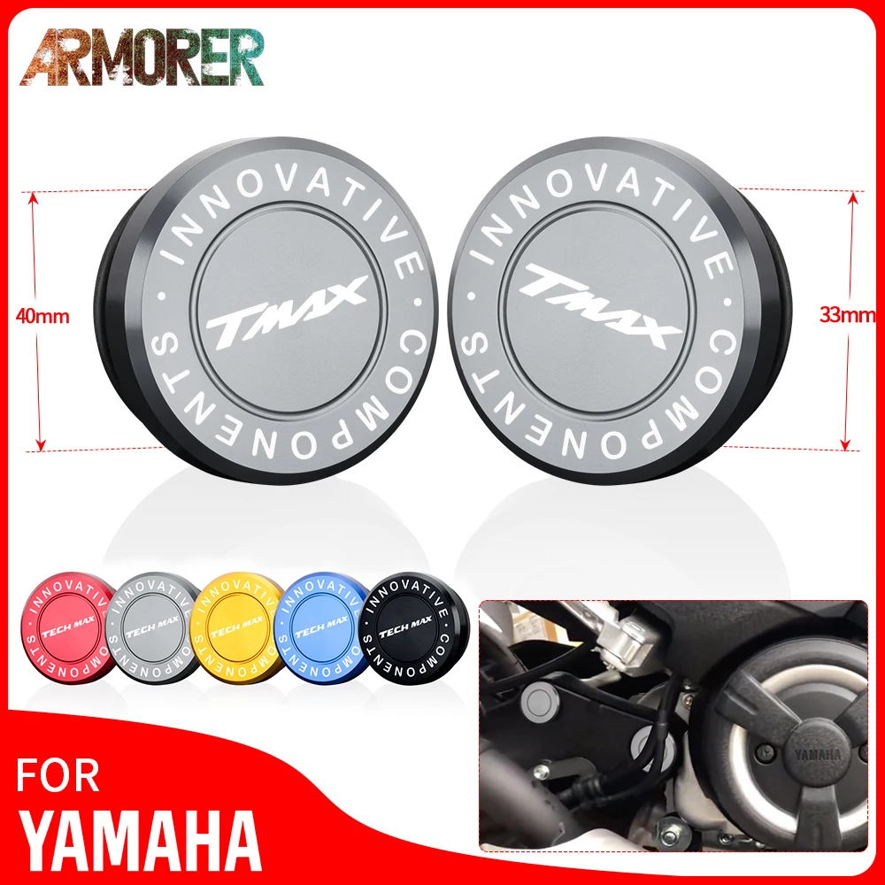 

Motorcycle Frame Plugs Cap Decoration Frame Hole Cover For Yamaha TMAX 530 SX/DX TMAX 560 TECHMAX T-MAX560 2019 2020 2021 2022