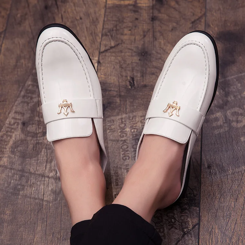 

Slippers High Quality Non-slip Formal Shoes For Men Luxurious Gentleman Personality Party Brand Office Business Designer Men's