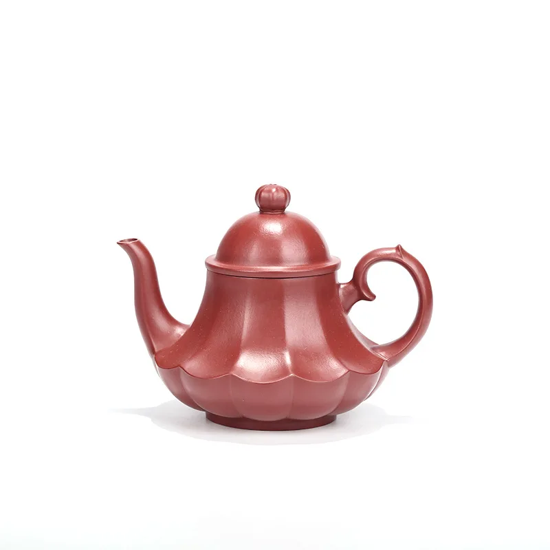 

Yixing purple clay teapot famous hand-made lotus seed teapot raw ore Dahongpao Teapot Tea Set