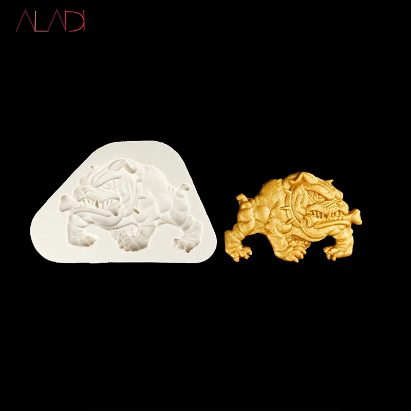 

Bully Dog Modeling Silicone Mold Kitchen Baking Tools DIY Cake Pastry Fudge Mold Dessert Chocolate Lace Decoration SuppliesAD207