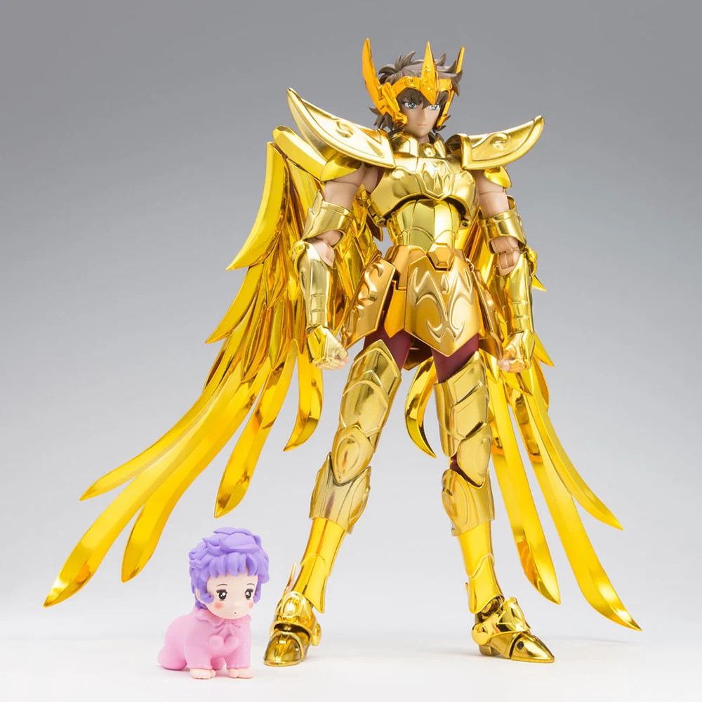 Оригинальная Bandai Tamashii Сен Ткань Миф EX Стрелец айолос возбуждение Ver с ребенком