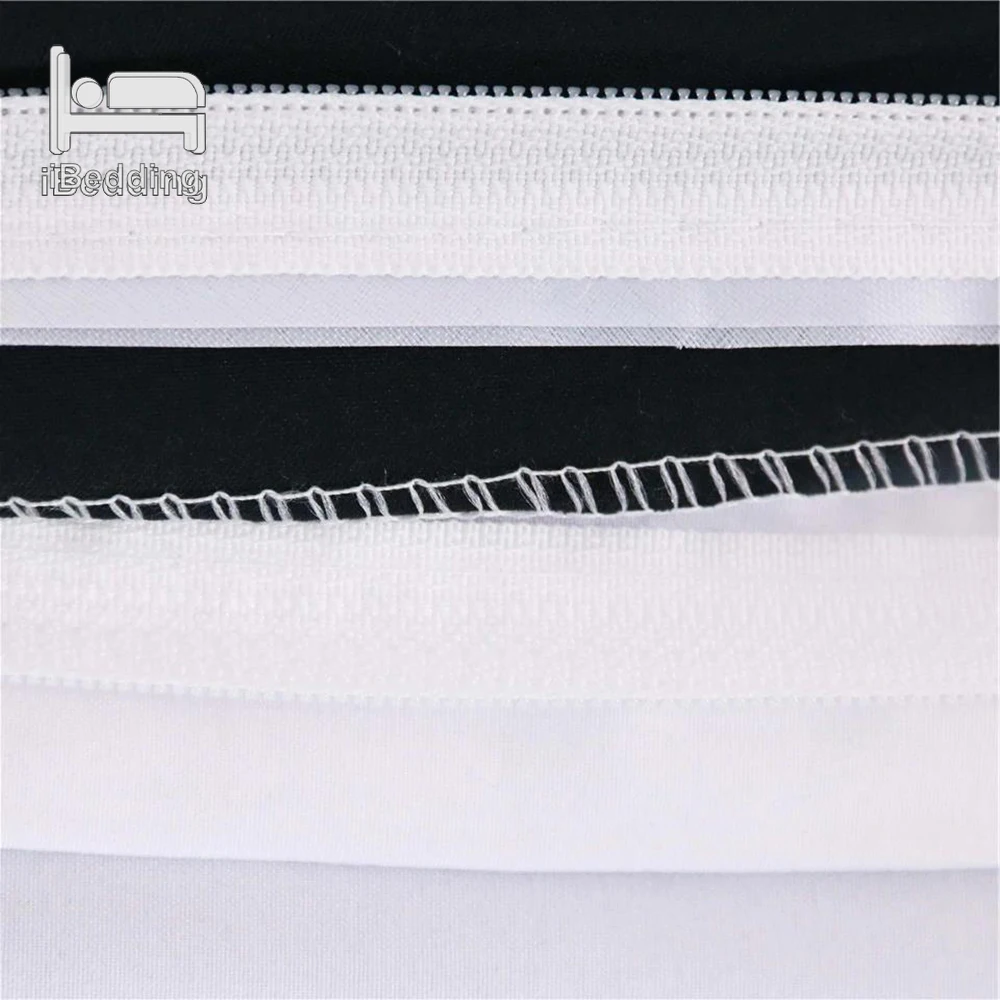 Ikat Java синий мини 3D комплект постельного белья с принтом пододеяльник набор