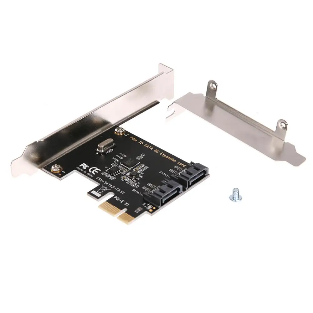 PCI E 1X 4X 8X 16X Express к порту SATA3.0 SATA III 6G Контроллер Расширения адаптер для компьютера
