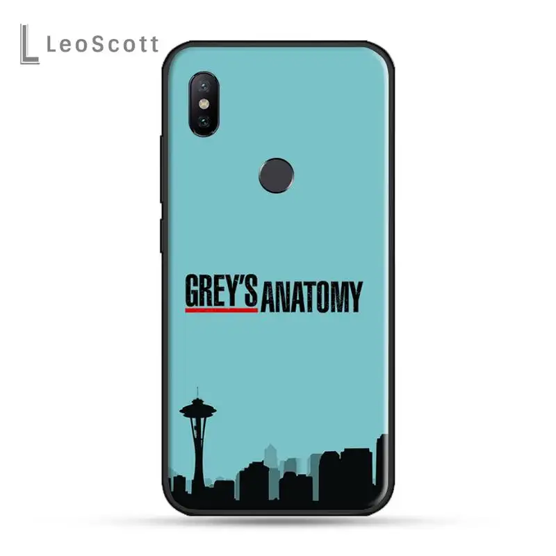 

Greys Anatomy American TV Nurse doctor Pattern luxury Phone Case For Xiaomi Redmi note 7 8 9 t k30 max3 9 s 10 pro lite