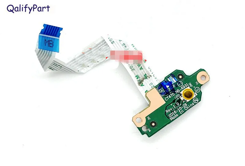 

Original Laptop Power Button Switch Board for Lenovo Tinkpad T470 A475 NS-A931