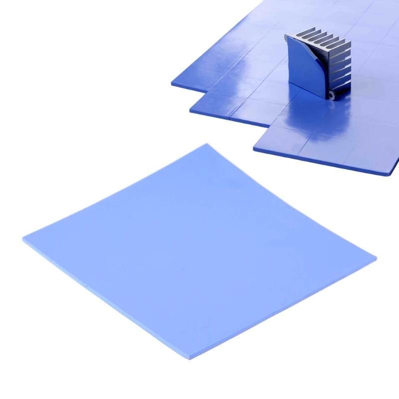 

100x100x2mm CPU Thermal Pad Heatsink Cooling Conductive Silicone Pad July Drop ship