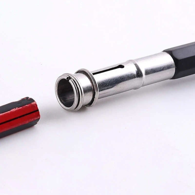 

2 Pcs Dual Head Pencil Extender Writing Tool Holder Art Pencil Eyeliner Makeup Drawing Pencil Lengthener