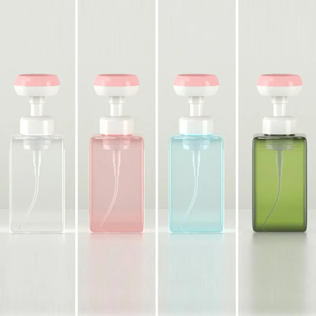 Мыльная пустая бутылка 450 мл для ванной диспенсер Цветочная пена рук дома | Дом и
