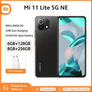 Global Version Xiaomi 11 Lite 5G NFC Smartphone 128GB/256GB Snapdragon
778G 6.55 AMOLED Octa Core 90Hz 64MP 33W Fast Charge