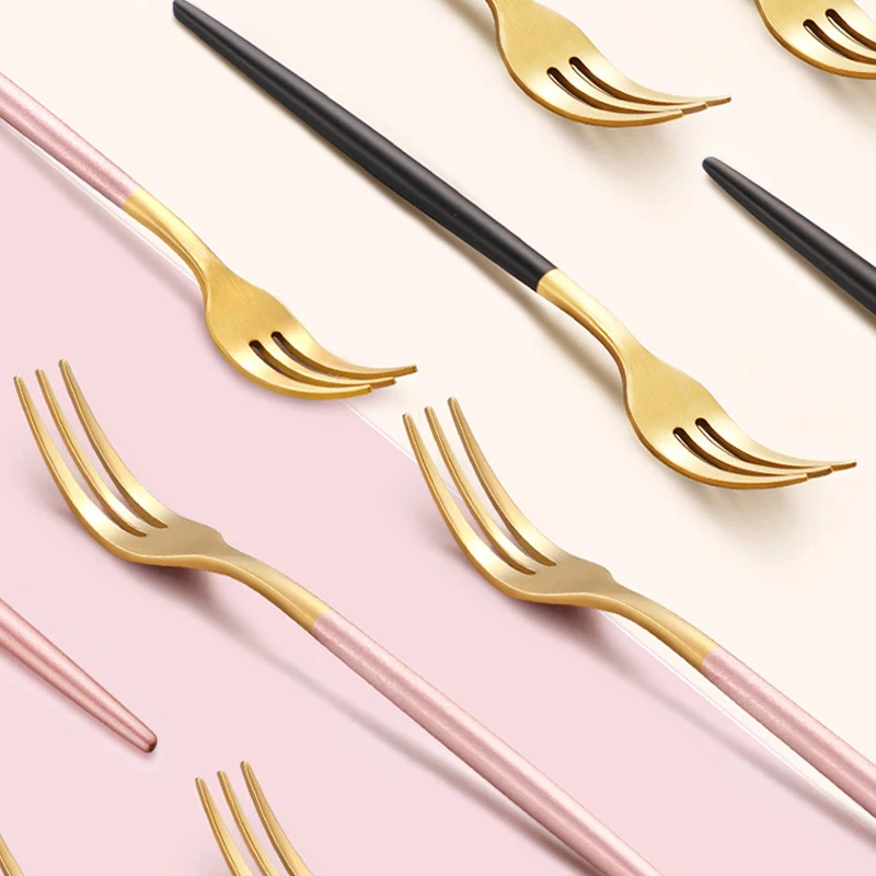 Набор вилок для чая из нержавеющей стали 6 шт.|Вилки| |