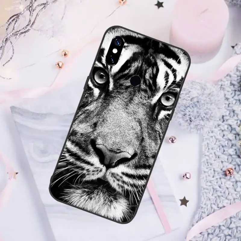 

animal tiger Phone Case For Xiaomi Redmi 7 8 9t a3Pro 9se k20 mi8 max3 lite 9 note 9s 10 pro