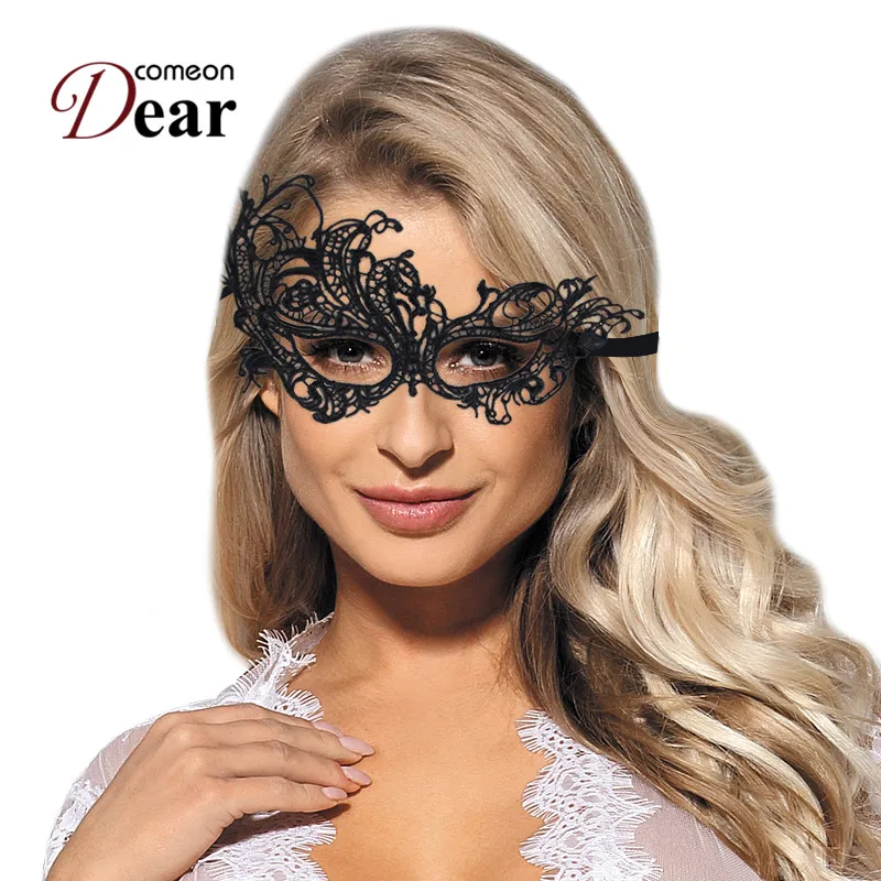 Comeondear Сексуальная женская маска для Хэллоуина вечеринки кружевная глаз Косплей
