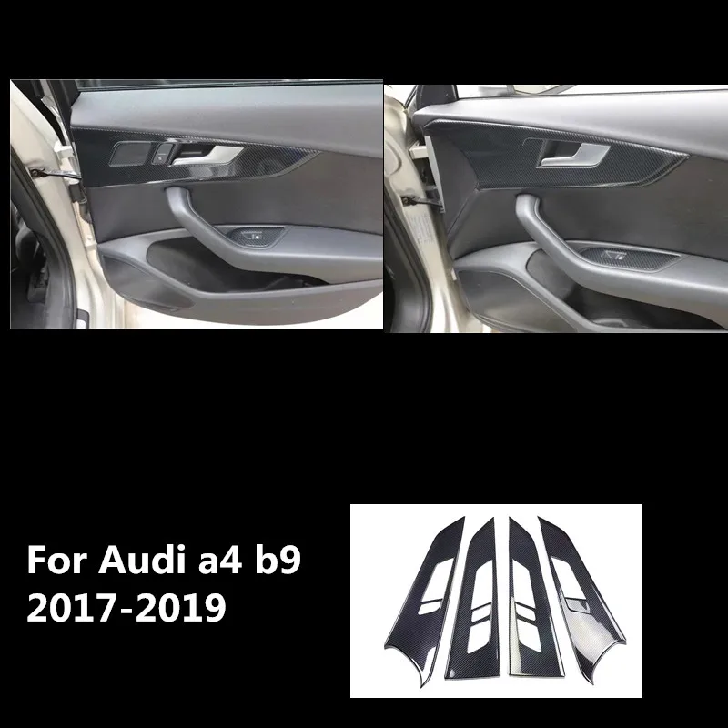 Узор из углеродного волокна для Audi A4 B9 A5 17-2019 аксессуары интерьера коробка