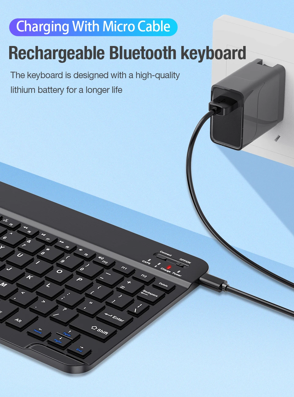 Coolreall Беспроводная клавиатура для IOS Ipad Android планшетный ПК Windows Bluetooth клавиатура Ipad Bluetooth клавиатура для iPhone samsung