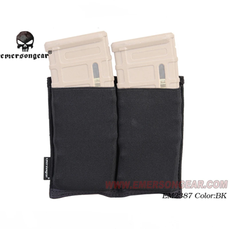 Emersongear быстро тянет двойной M4 Mag мешок тактический модульный Открытый Топ 5,56 223 подсумок страйкбол охота MOLLE приятели лямки