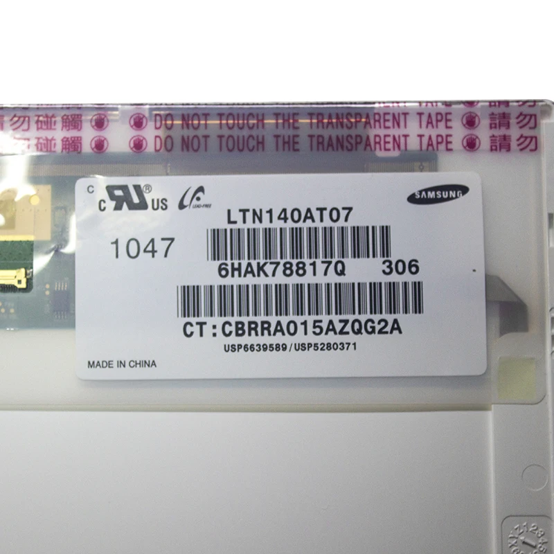 Бесплатная доставка Φ N140BGE L23 L22 L21 L11 N140BGE-L23 BT140GW01 lp140wh1tla1 LTN140AT02 B140XW01 V.8 V.9 40 контактов