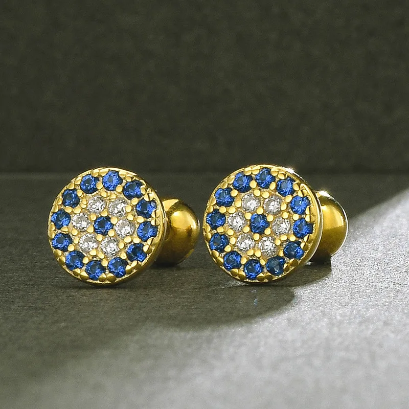 Женские серьги-гвоздики из нержавеющей стали SIPENGJEL Сережки для пирсинга индейки