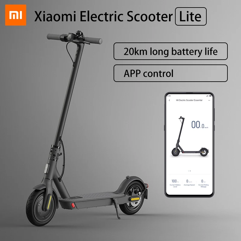 Xiaomi Mijia электрический скутер Lite Smart E-Scooter скейтборд мини  складной Ховерборд Электрический взрослый аккумулятор 30 км | Спорт и  развлечения | АлиЭкспресс