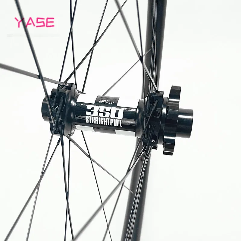 Сверхлегкая mtb Колесная 29er 28x22 мм бескамерная прямая тяга DT350S boost 100x15 142x12 карбоновое дисковое колесо для колеса