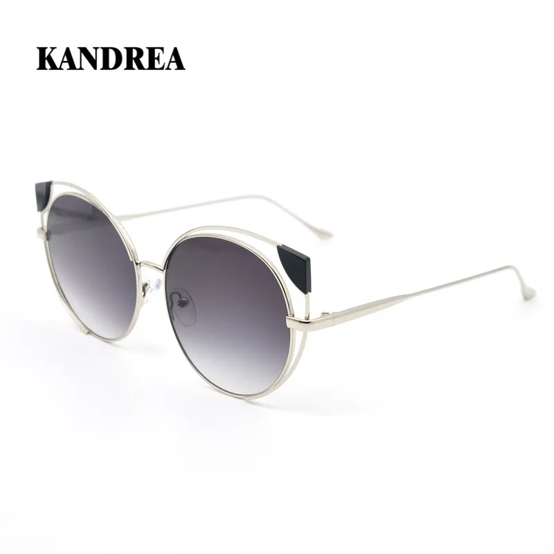 Женские солнцезащитные очки с кошачьими ушками KANDRE поляризационные для вождения