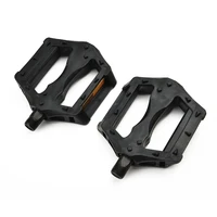 1pair mountain bicycle road bike plastic pedals cycling anti slip widened pedal 10cm9 5cm black bike bicycle cycling accessory