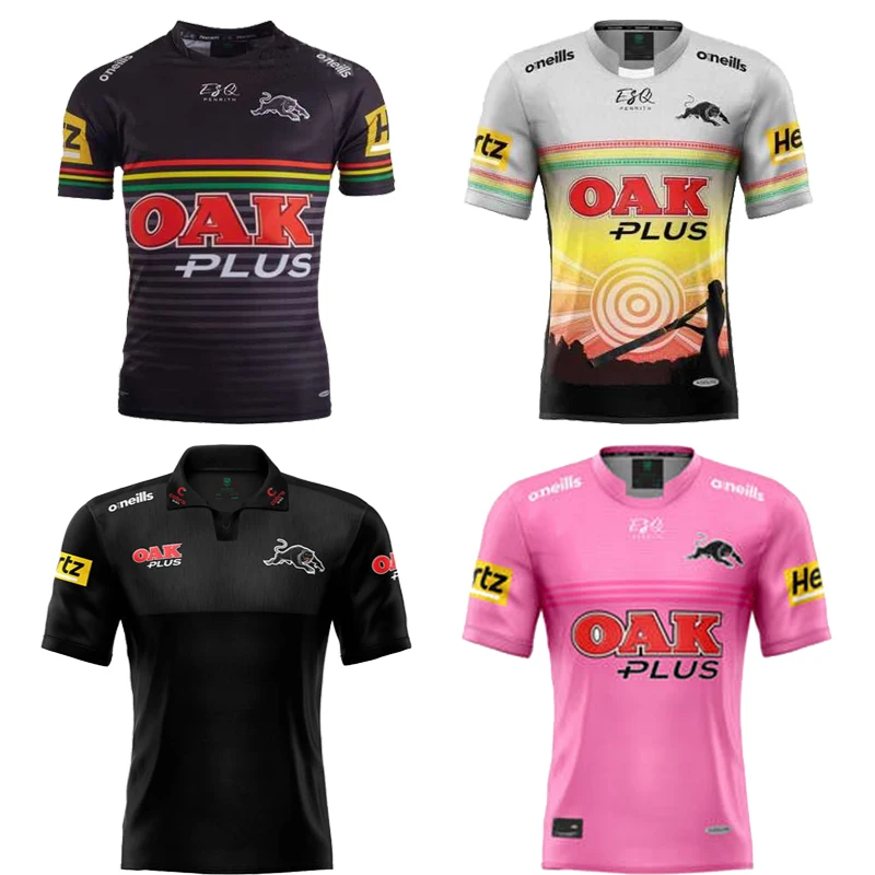 

2021 Penrith Panthers Rugby Home Away Training Tee POLOS Indigenous Sportswear MEN'S JERSEY Tops Sport Shirt Size S-5XL