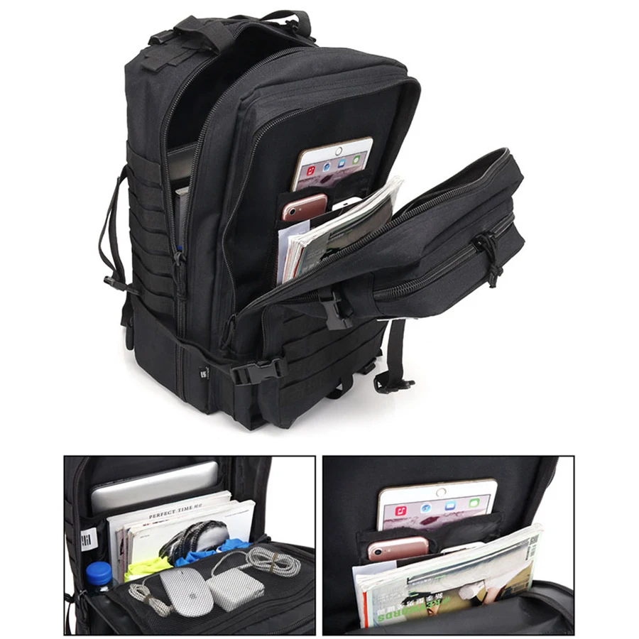 Tактический Pюкзак для активного рюкзак мужской походный 50 л военные рюкзаки