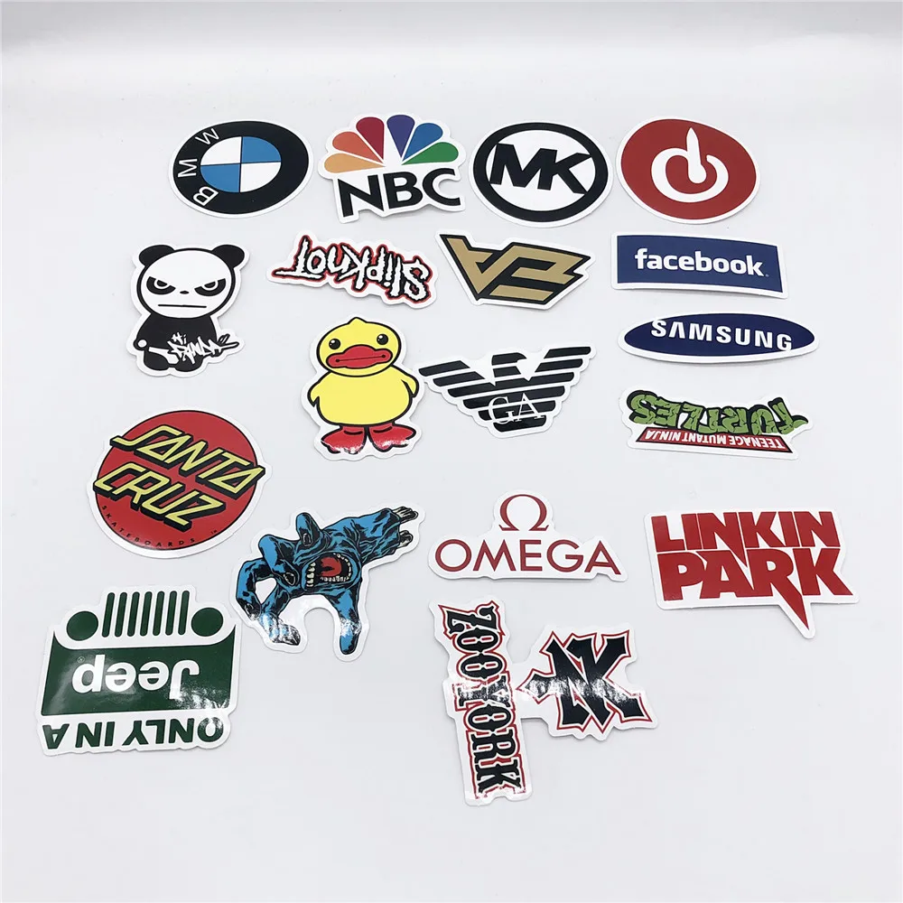 Гибридный мультяшный стикер для игрушек 100 шт. Стайлинг автомобиля велосипед