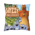 Наволочка для подушки Grizzy And The lemming, наволочка для дивана, домашний декор, наволочка для детской Квадратной Подушки под телевизор 45x45, декоративная подушка