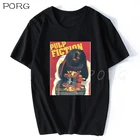 Женская футболка с коротким рукавом из фильма Миа Уоллес целлюлозная фантастика модная летняя футболка Квентин Тарантино Харадзюку футболка для мужчин