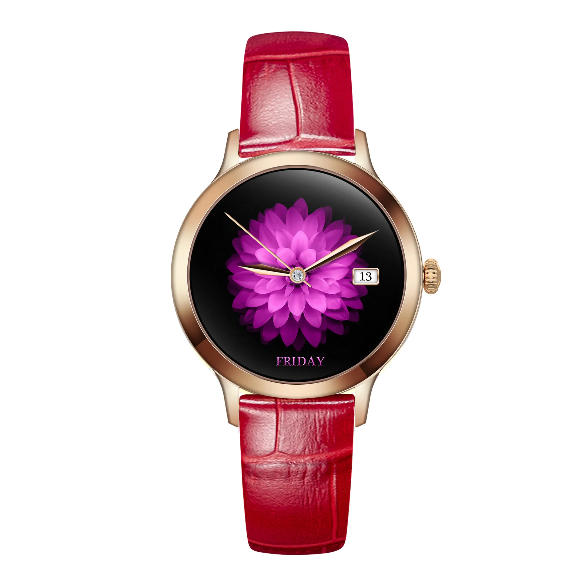 

ROW16 Female watch heart rate blood pressure exercise meter step physiological cycle message alert smart Watch